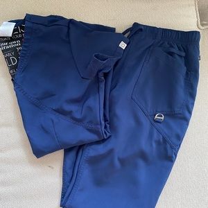Careisma Navy Scrub Set